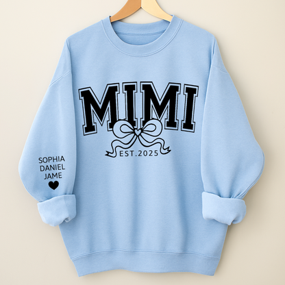 Mimi Nana Grandma Est and Custom Grandkids Christmas Gift
