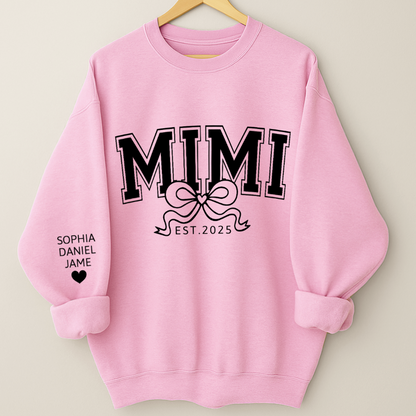 Mimi Nana Grandma Est and Custom Grandkids Christmas Gift