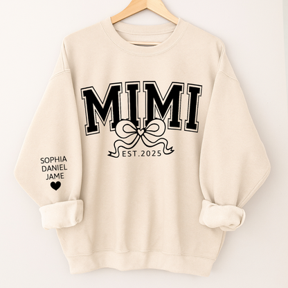 Mimi Nana Grandma Est and Custom Grandkids Christmas Gift