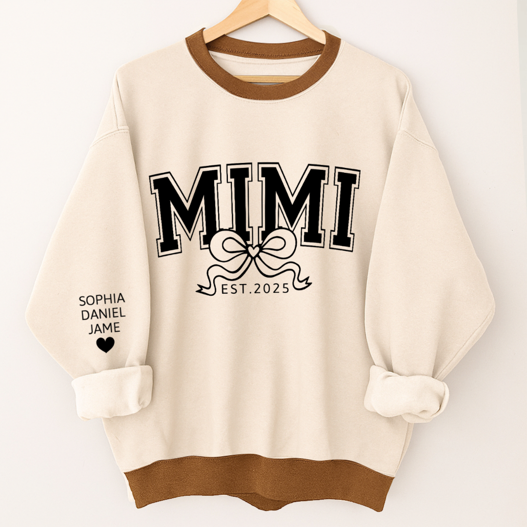 Mimi Nana Grandma Est and Custom Grandkids Christmas Gift