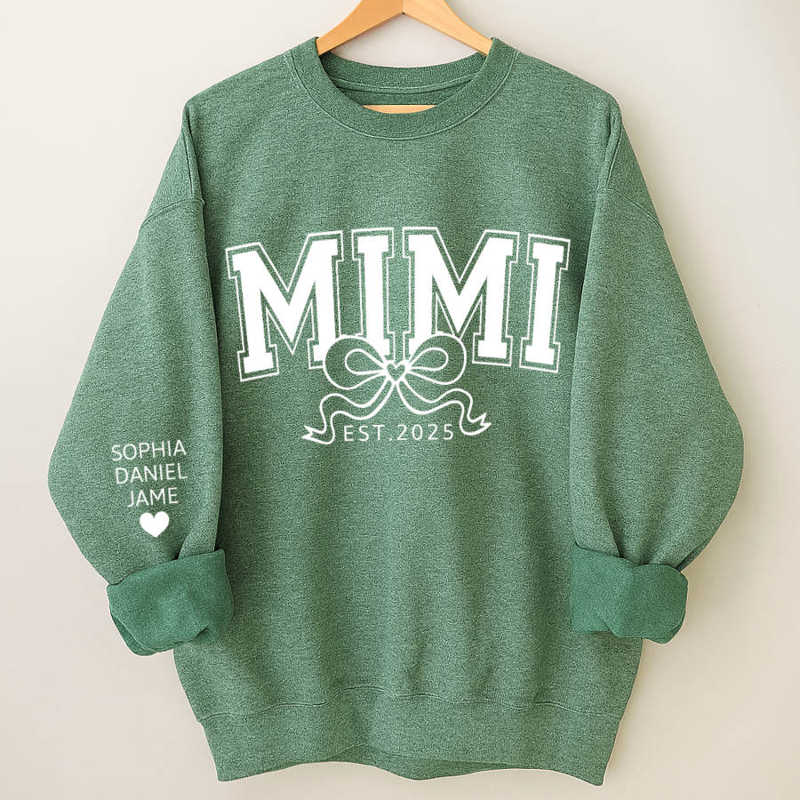 Mimi Nana Grandma Est and Custom Grandkids Christmas Gift