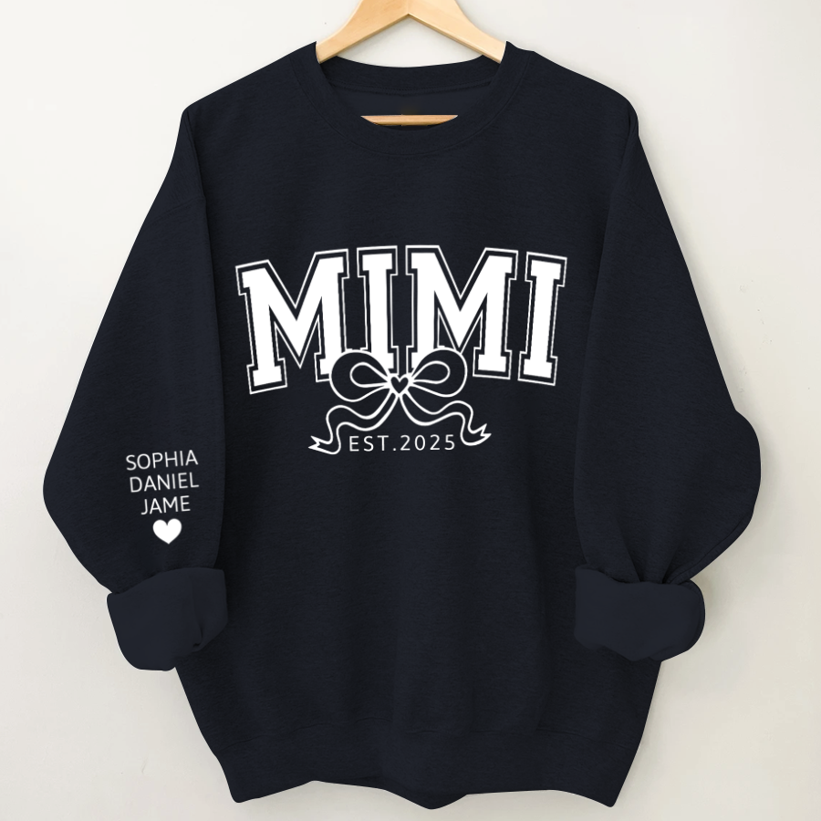 Mimi Nana Grandma Est and Custom Grandkids Christmas Gift