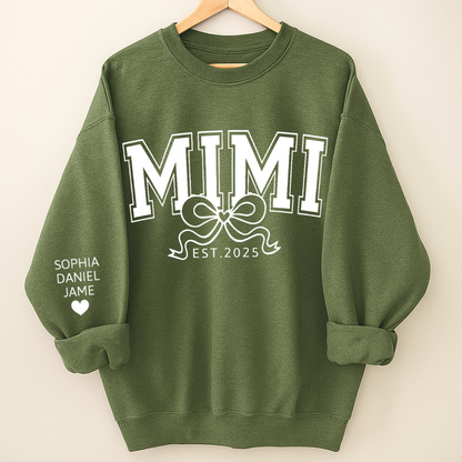 Mimi Nana Grandma Est and Custom Grandkids Christmas Gift