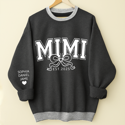 Mimi Nana Grandma Est and Custom Grandkids Christmas Gift
