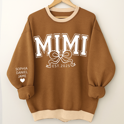 Mimi Nana Grandma Est and Custom Grandkids Christmas Gift