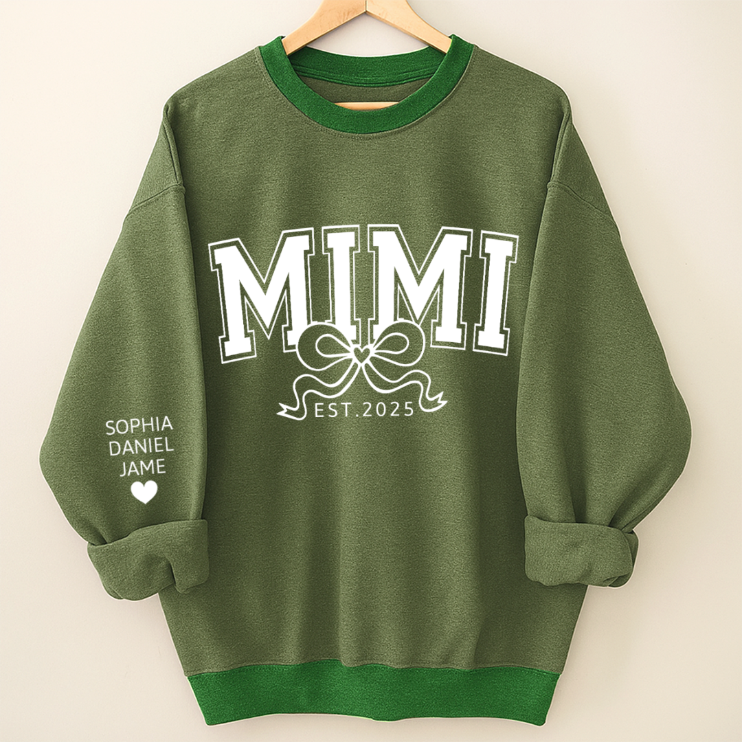 Mimi Nana Grandma Est and Custom Grandkids Christmas Gift
