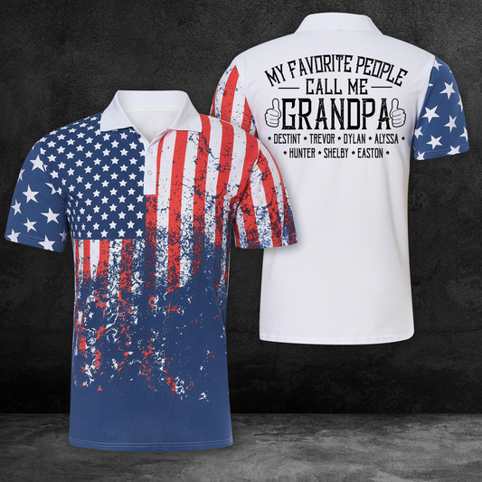 My Favorite People Call Me Grandpa And Kids, Father's Day Gift For Dad