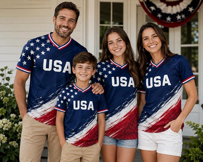 Custom USA Soccer Jersey 2026, Personalized Team Shirt for Men, Uniform with Name Number for Men Women Kids Fan Gifts