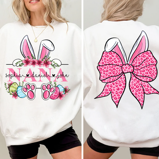 Nana Bunny And Grandkids Easter Days Sweatshirt