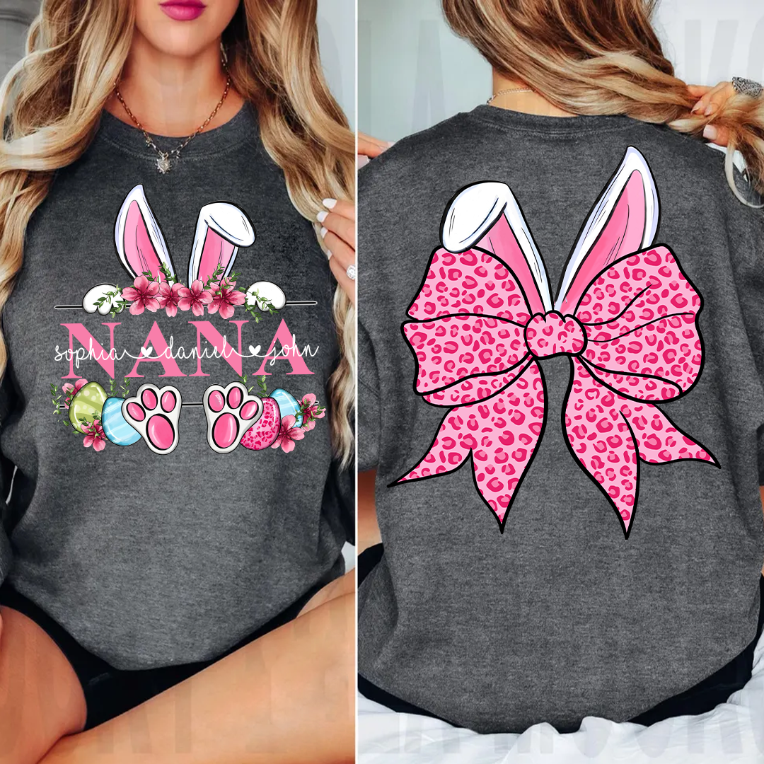 Nana Bunny And Grandkids Easter Days Sweatshirt
