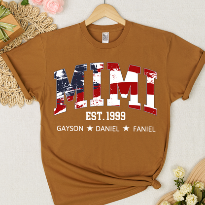 Nana Est Kids Custom Grandma And Kids