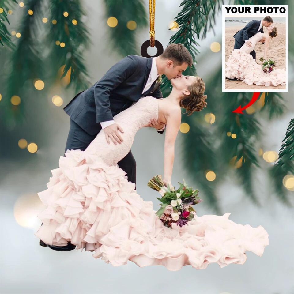 Personalized Couple Photo Christmas Ornament 2025, Custom Acrylic Decoration, Unique Holiday Gift For Couples And Loved Ones