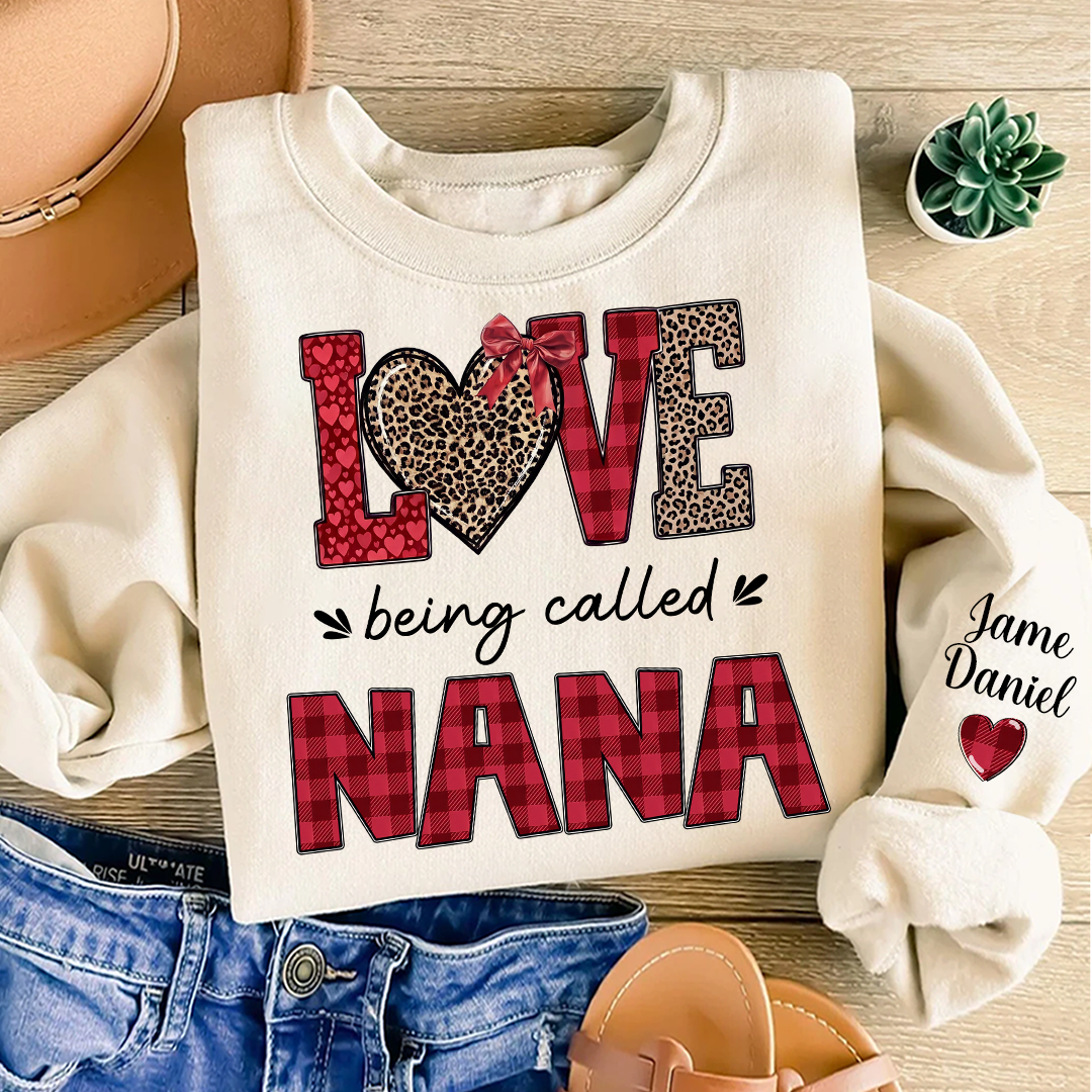 Personalized Grandma, Love Being Called Nana with Grandkids