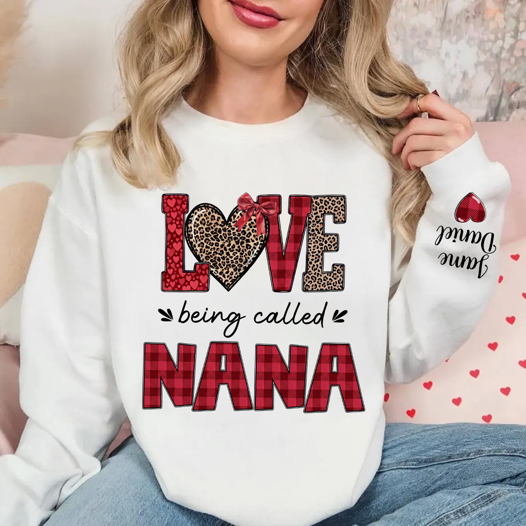 Personalized Grandma, Love Being Called Nana with Grandkids