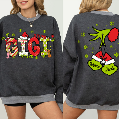 Personalized Grandma, Mom And Kids Names Christmas 2025
