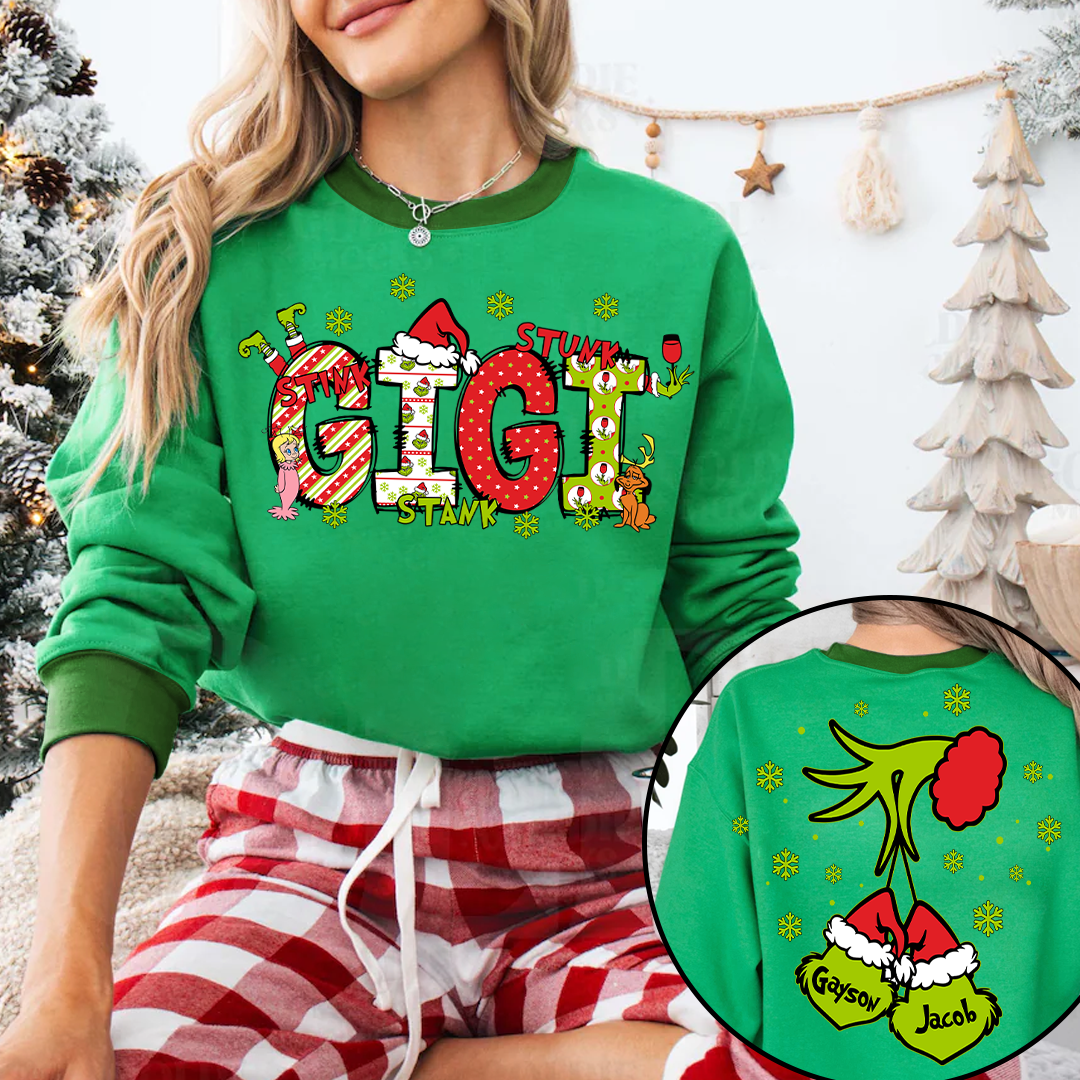 Personalized Grandma, Mom And Kids Names Christmas 2025