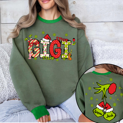Personalized Grandma, Mom And Kids Names Christmas 2025