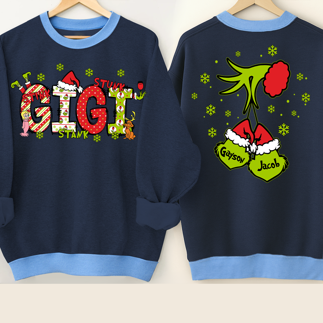 Personalized Grandma, Mom And Kids Names Christmas 2025
