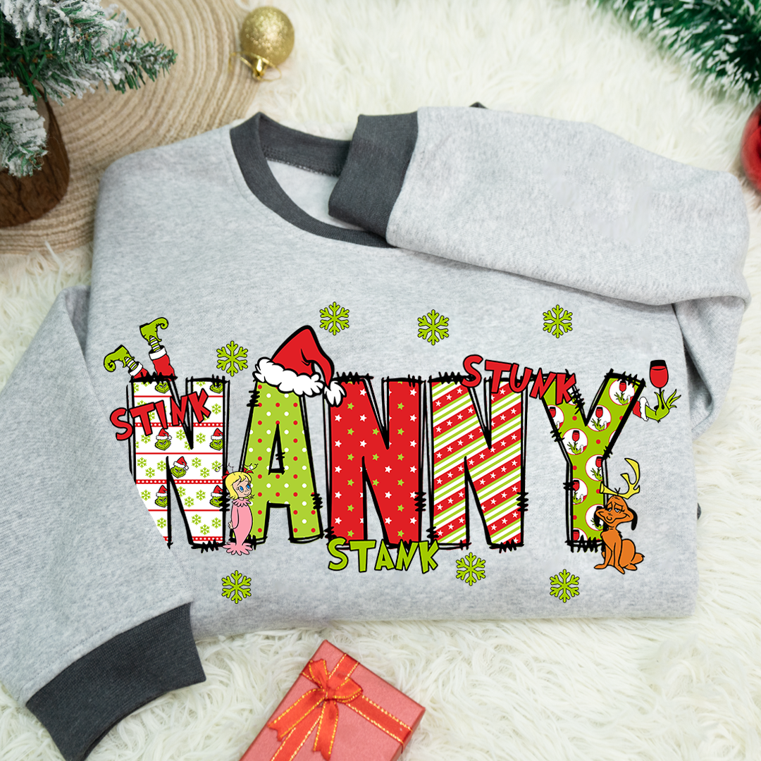Personalized Grandma, Mom And Kids Names Christmas 2025