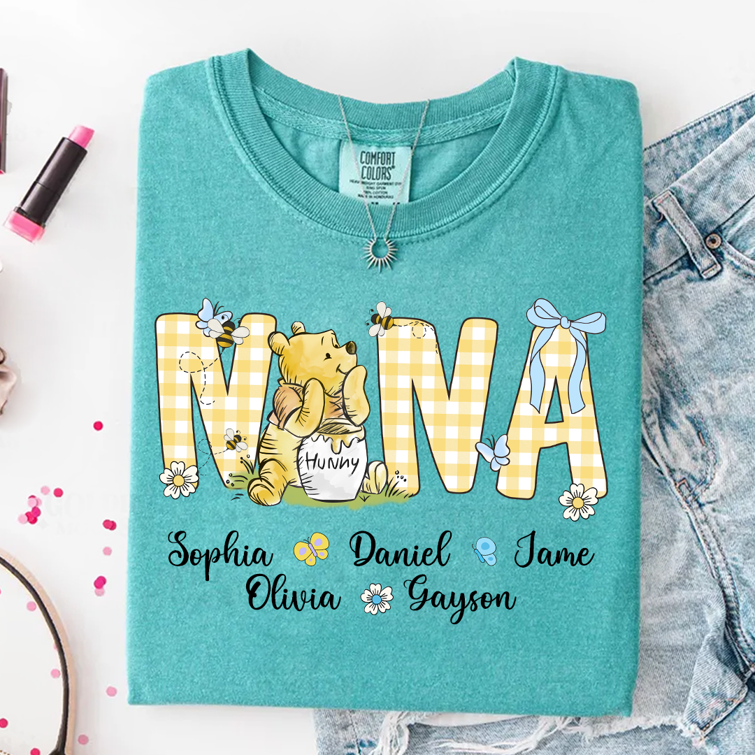 Personalized New Grandma, Grandma Bear, Promoted to Gigi Comfort Colors® T-shirt