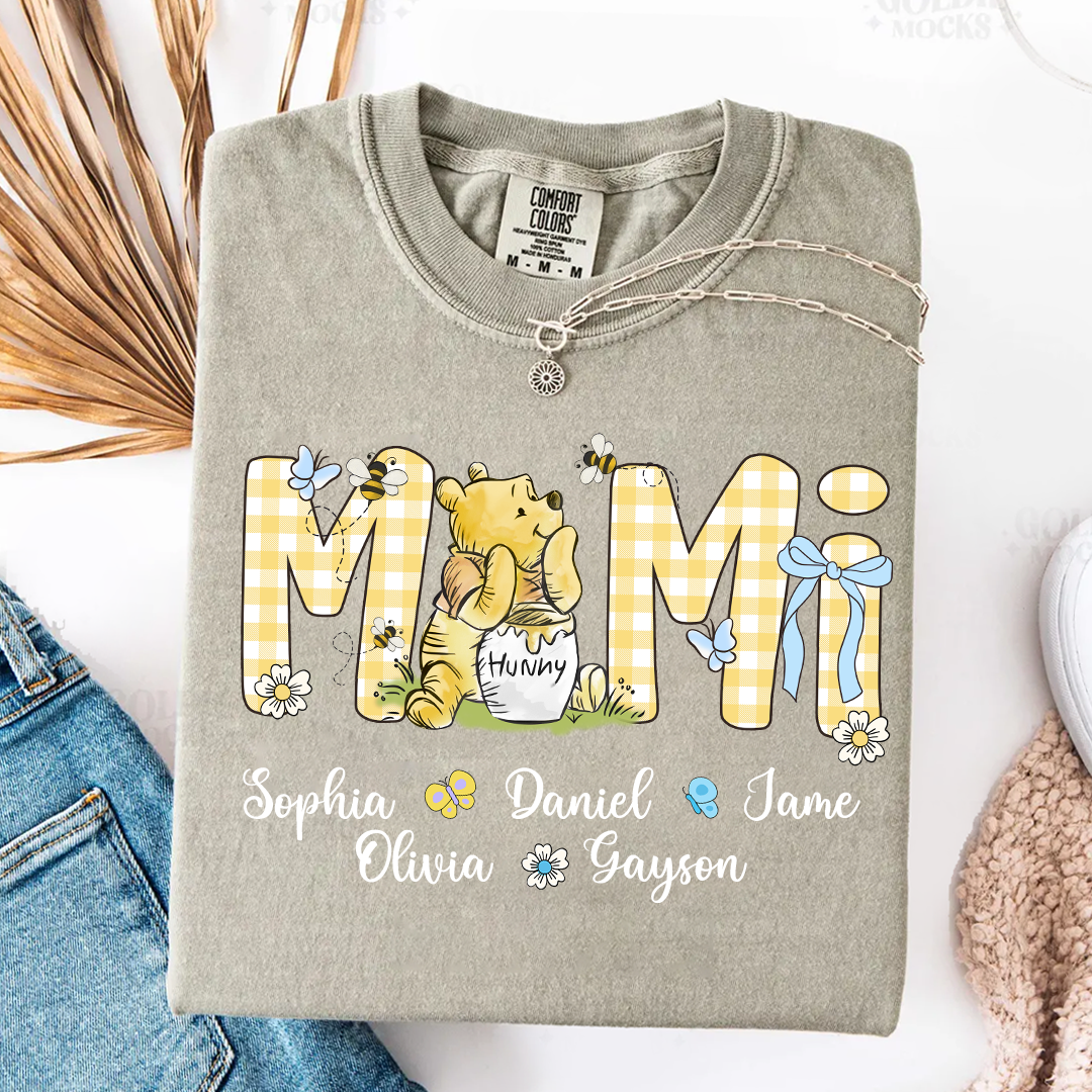 Personalized New Grandma, Grandma Bear, Promoted to Gigi Comfort Colors® T-shirt