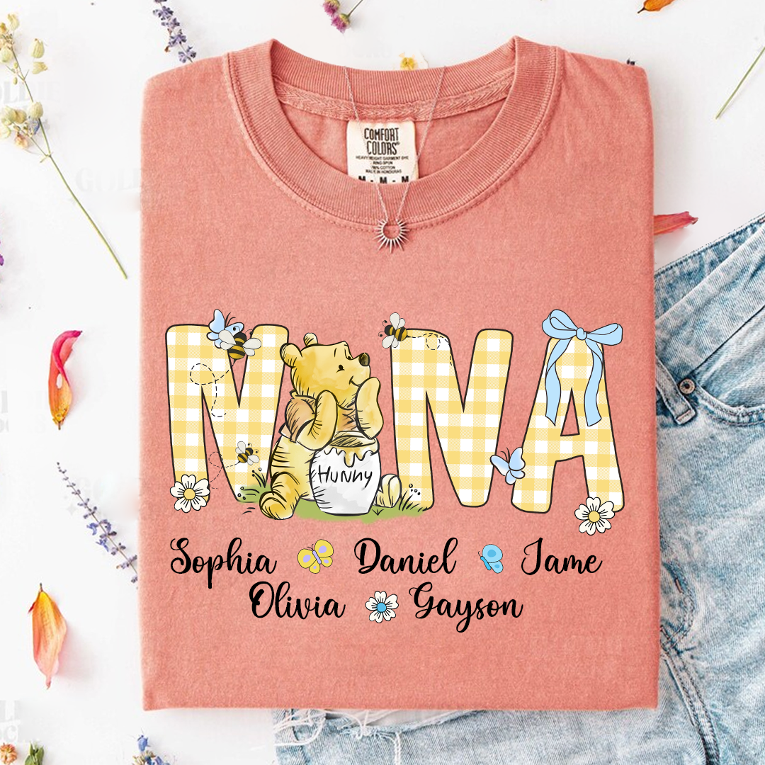 Personalized New Grandma, Grandma Bear, Promoted to Gigi Comfort Colors® T-shirt