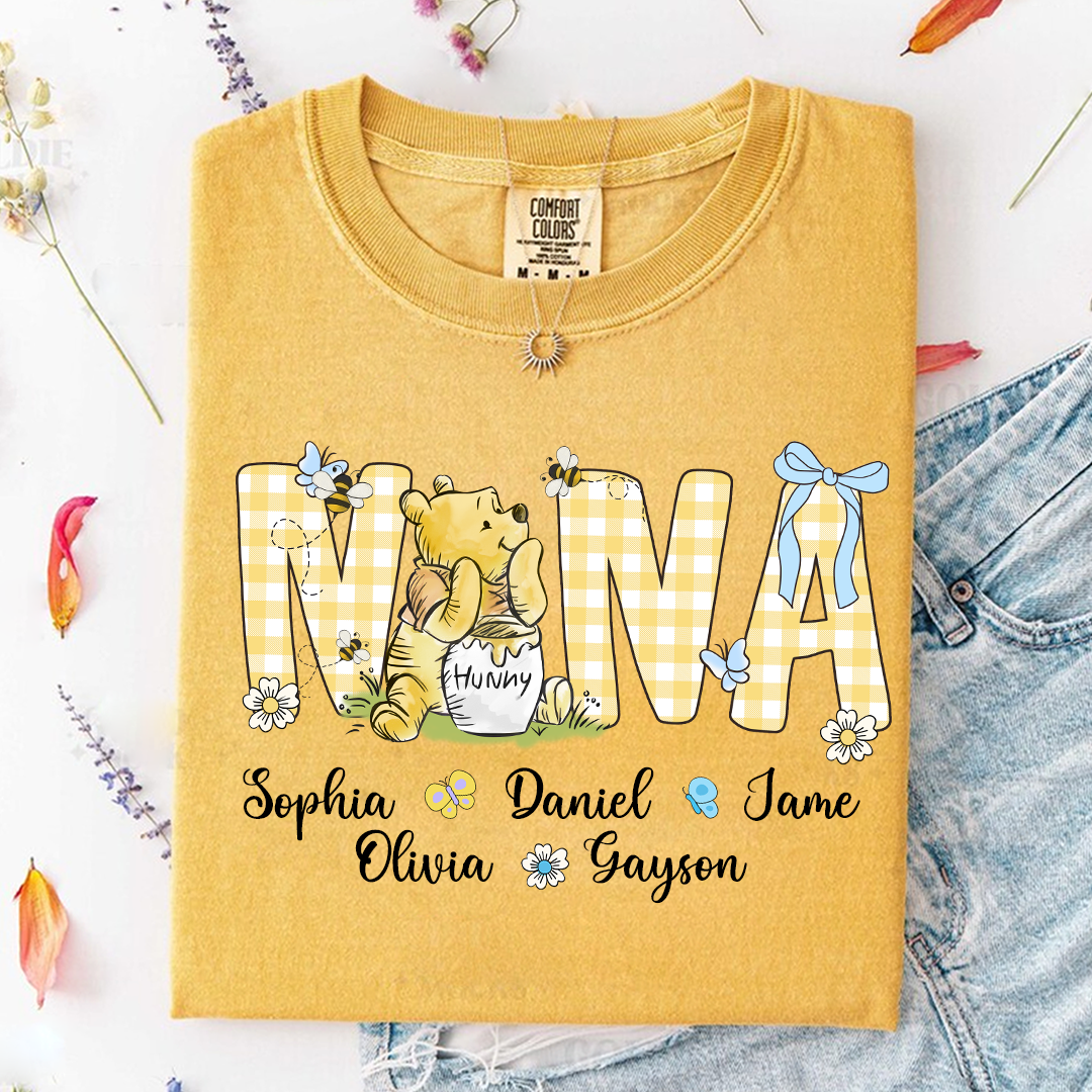 Personalized New Grandma, Grandma Bear, Promoted to Gigi Comfort Colors® T-shirt