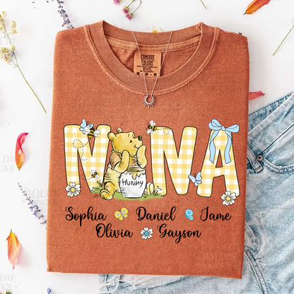 Personalized New Grandma, Grandma Bear, Promoted to Gigi Comfort Colors® T-shirt