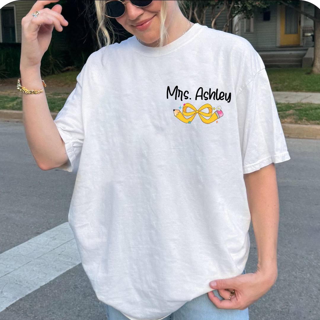 Personalized Teacher Back To School, It Take A Big Heart To Shape Little Minds