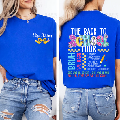Personalized Teacher The Back Bo Bchool Tour