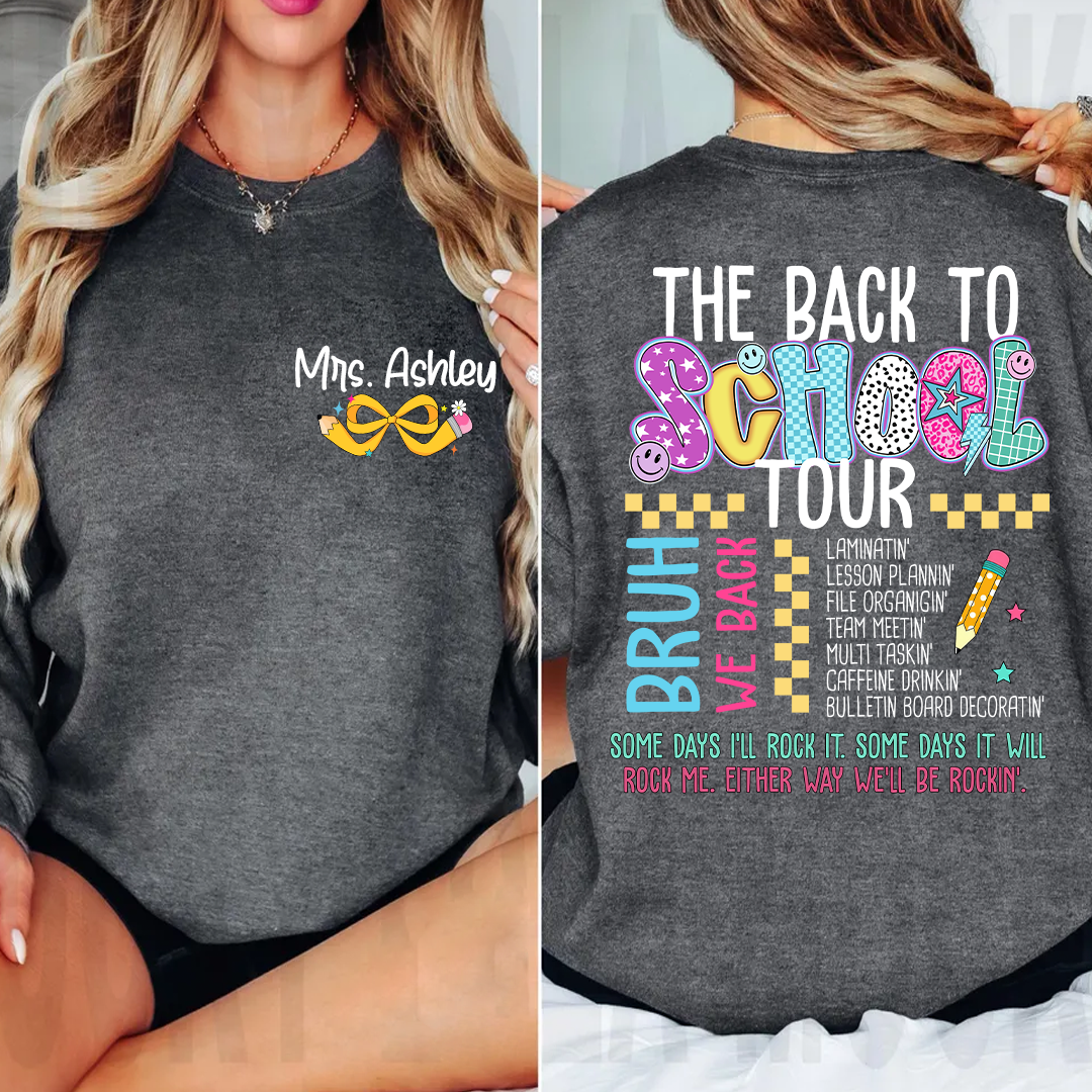 Personalized Teacher The Back Bo Bchool Tour