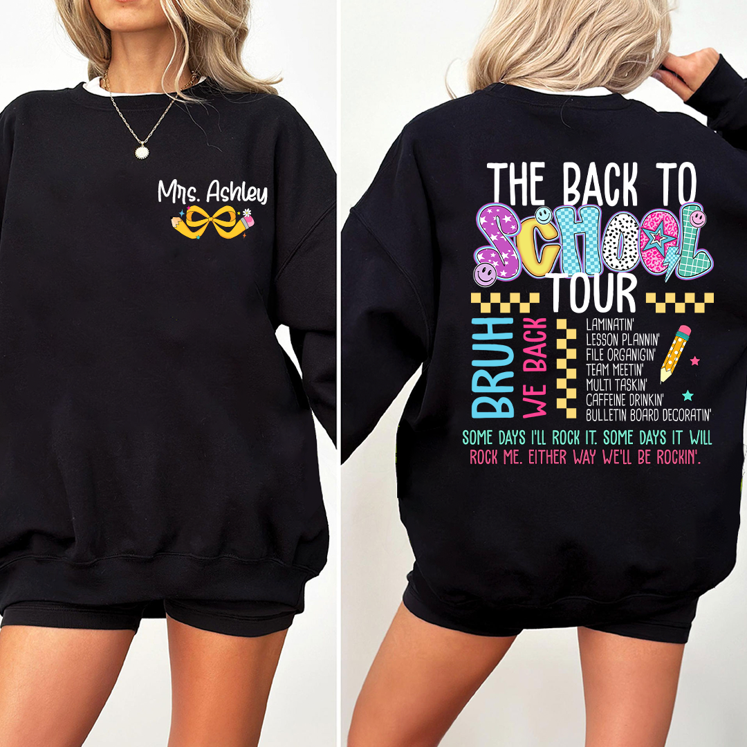 Personalized Teacher The Back Bo Bchool Tour