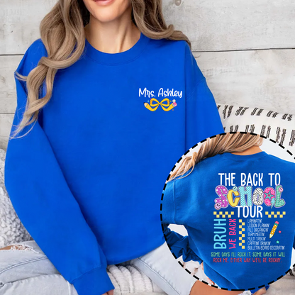 Personalized Teacher The Back Bo Bchool Tour