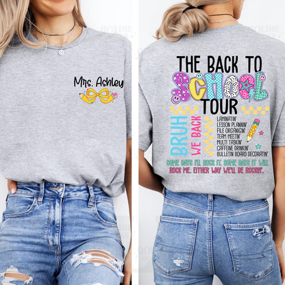 Personalized Teacher The Back Bo Bchool Tour
