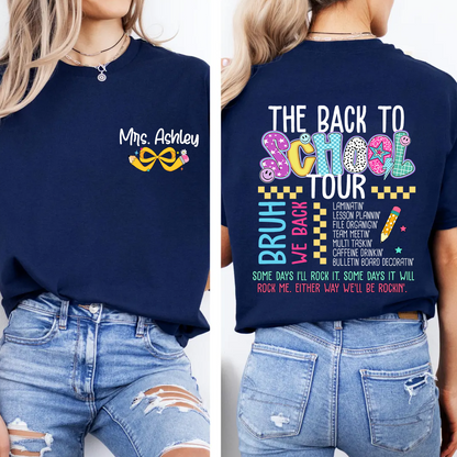 Personalized Teacher The Back Bo Bchool Tour