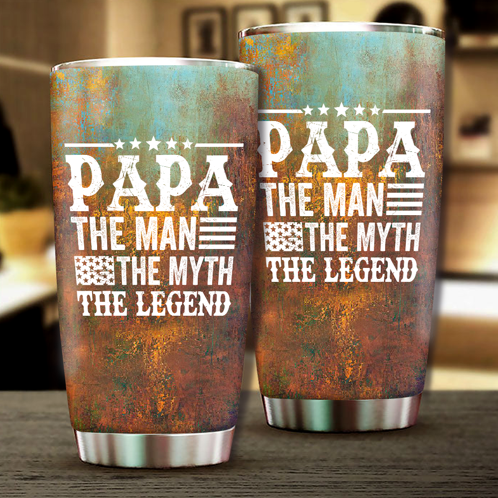 Personalized Water Cup, Custom Nickname The Man The Myth The Myth The Legend. Portable Water Cup With Lid