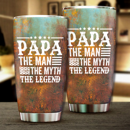 Personalized Water Cup, Custom Nickname The Man The Myth The Myth The Legend. Portable Water Cup With Lid