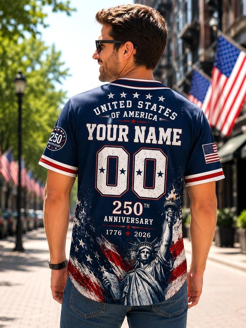 Personalized Descendant of a Patriot Shirt – Custom Name America 250th Anniversary 1776-2026 USA Patriotic T-Shirt