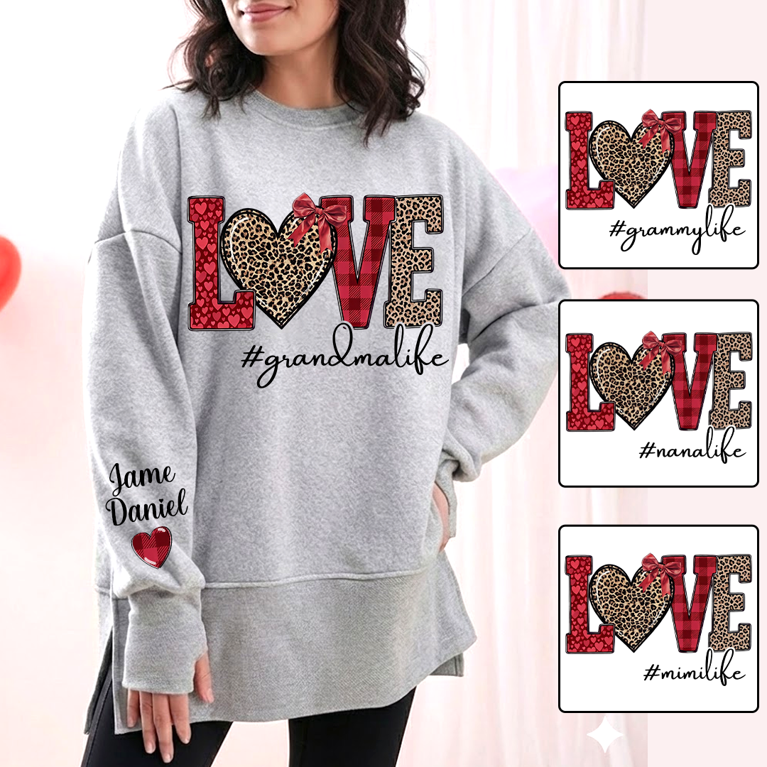 Personalized Grandma, Love Grandma Life with Grandkids