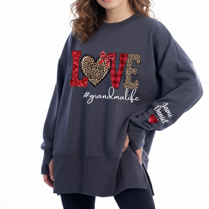 Personalized Grandma, Love Grandma Life with Grandkids