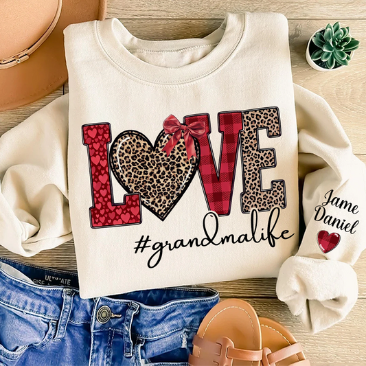 Personalized Grandma, Love Grandma Life with Grandkids