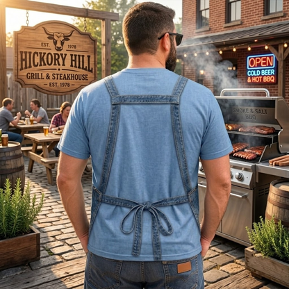 Personalized “Grill Master” 3D Shirt for Men - Funny Custom BBQ Apron Style Graphic Tee, Summer Beach & Party Outfit Gift