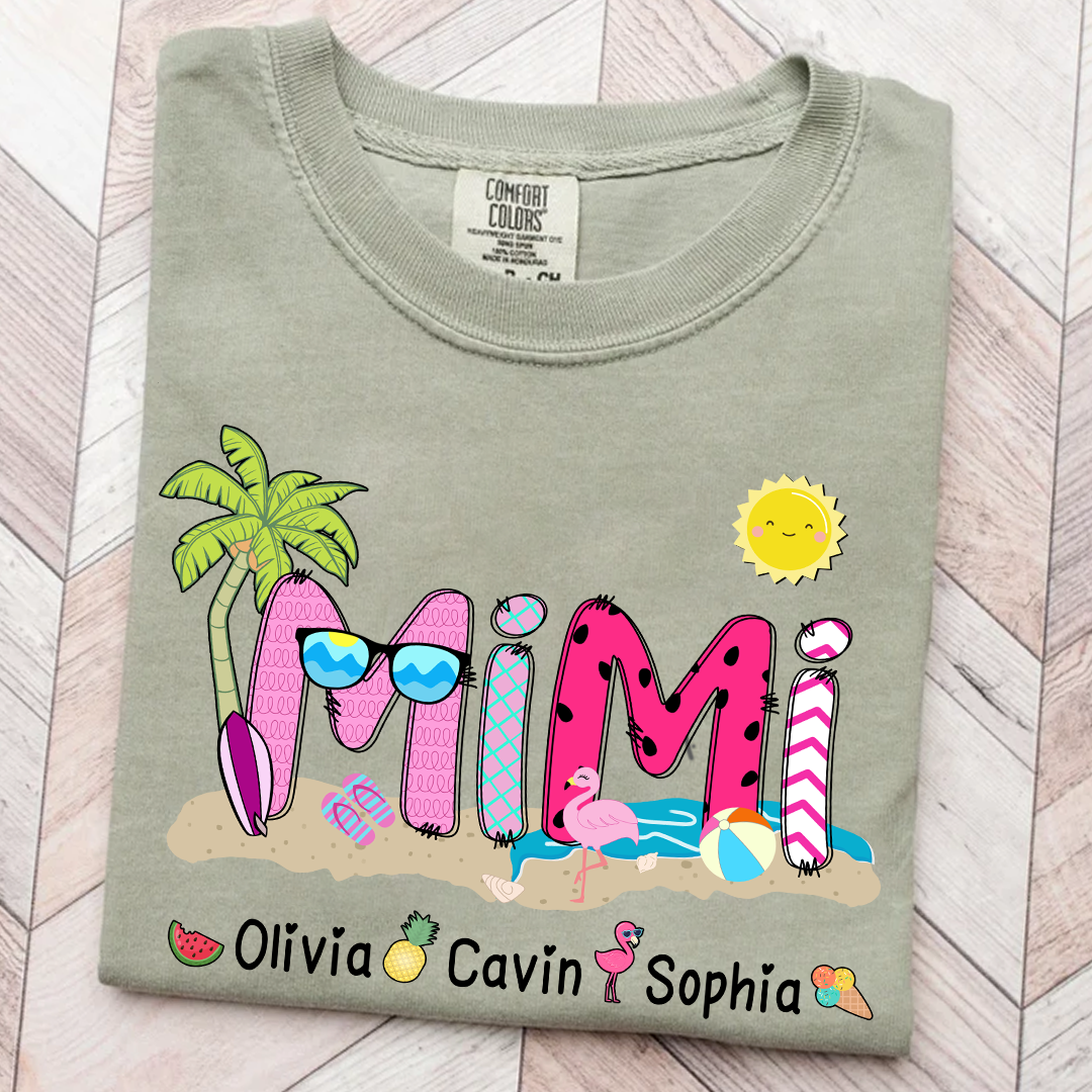 Comfort Colors® Mimi Beach Summer, Gift For Grandma T-Shirt