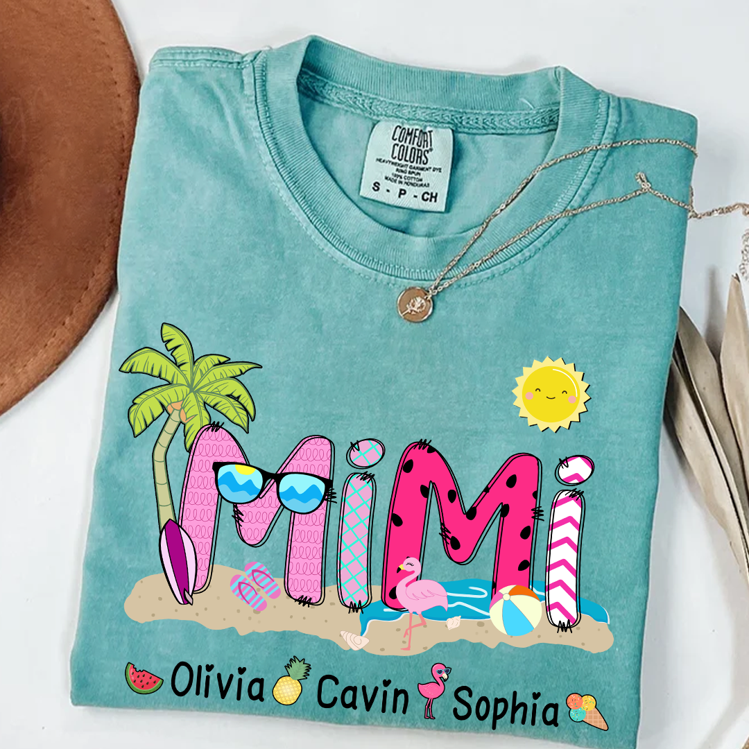 Comfort Colors® Mimi Beach Summer, Gift For Grandma T-Shirt