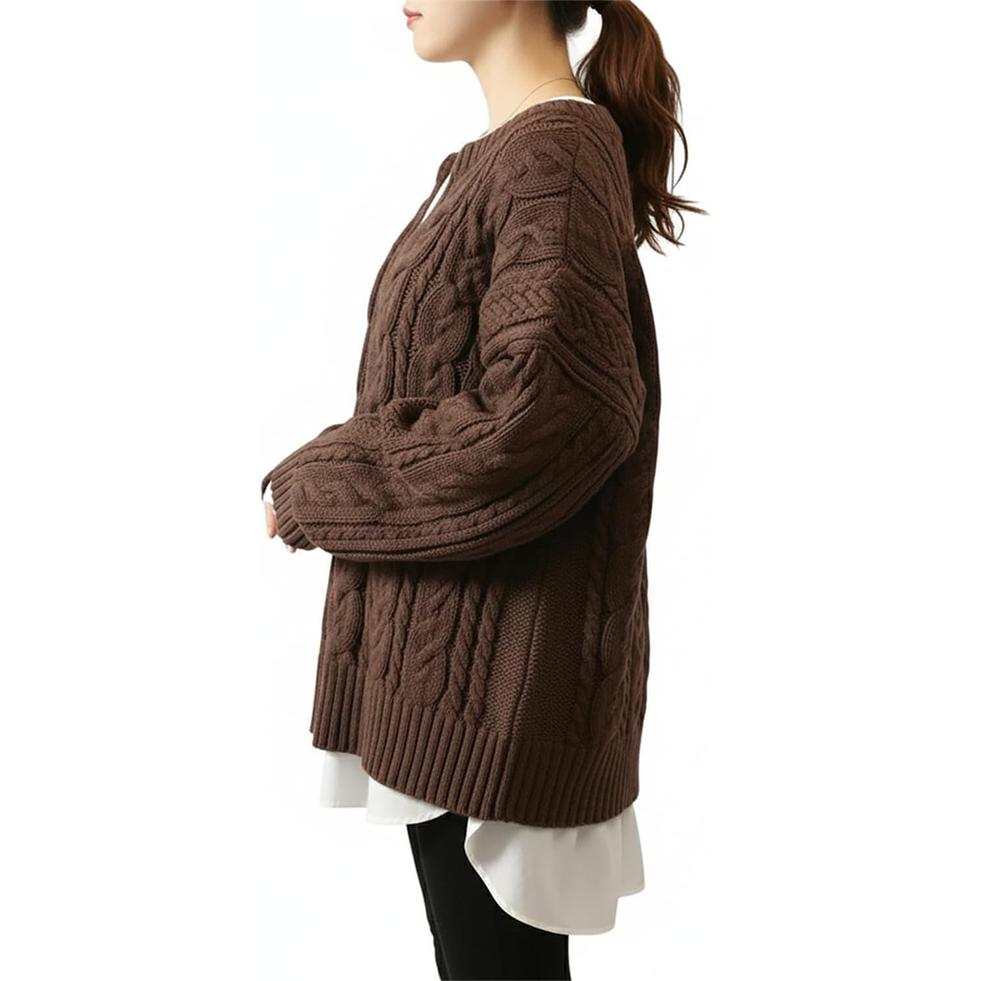 Soft Knit V-Neck Sweater for Women – Long Sleeve Jumper for Fall Winter  Birthday & Christmas Gift