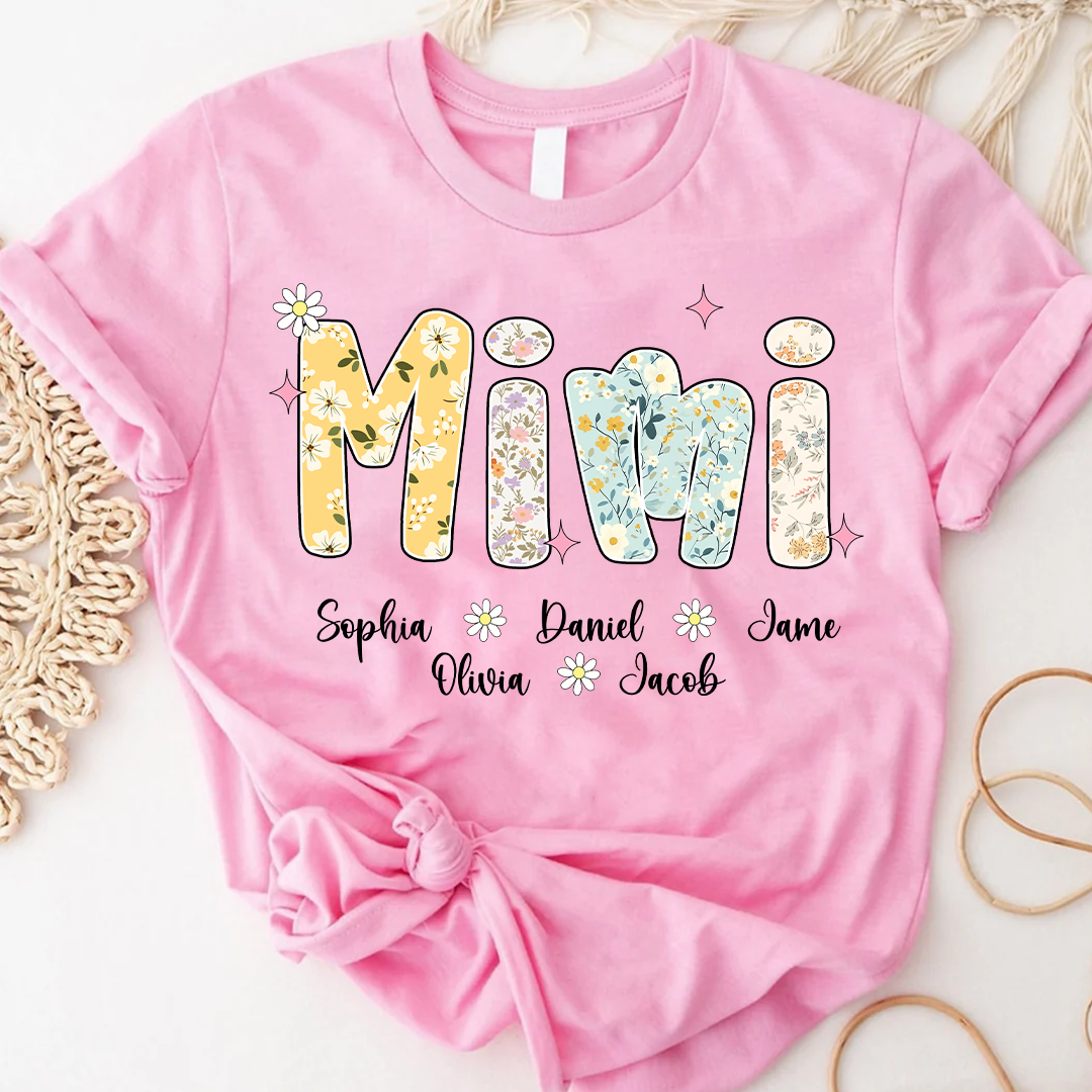Spring Mimi and Grandkids Mother Days Gift