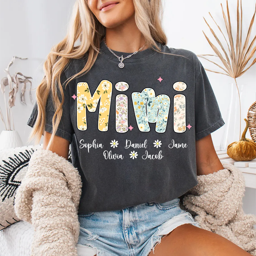 Spring Mimi and Grandkids Mother Days Gift