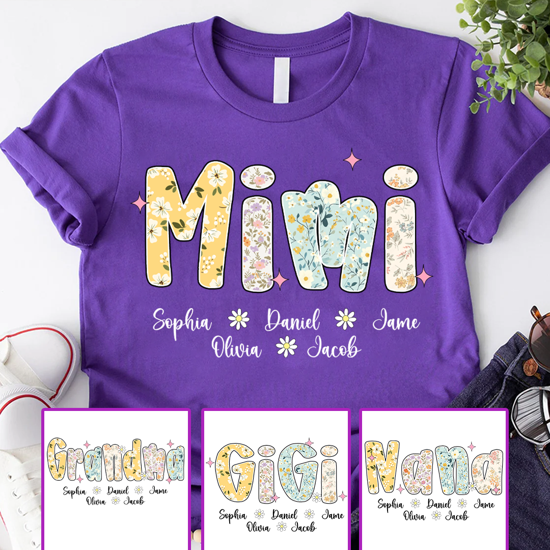 Spring Mimi and Grandkids Mother Days Gift