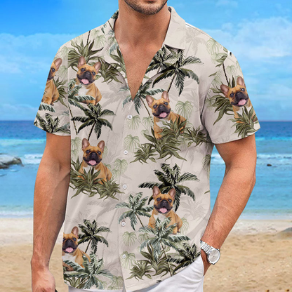 Custom Hawaiian Shirt With Face Baby, Dog & Cat Personalized Custom Unisex Tropical Hawaiian Aloha Shirt, Pet Lovers