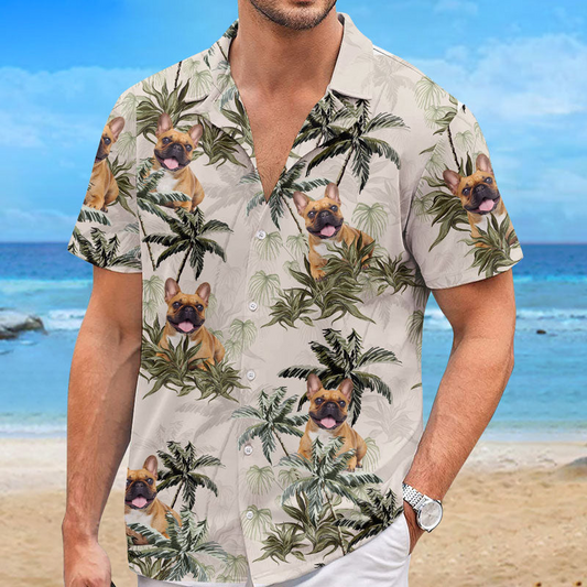 Custom Hawaiian Shirt With Face Baby, Dog & Cat Personalized Custom Unisex Tropical Hawaiian Aloha Shirt, Pet Lovers